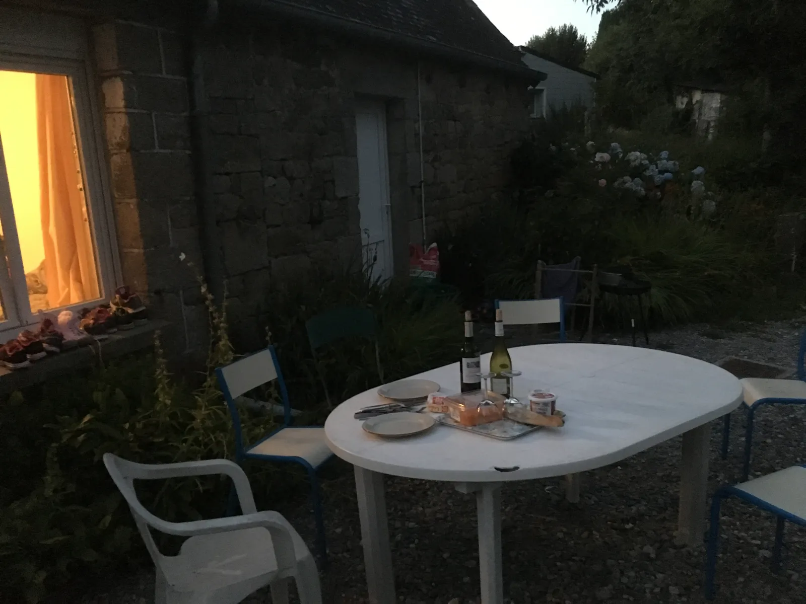 Soirée à la campagne à Lescouët-Gouarec