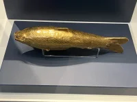 Gold Fish-Shaped Vessel