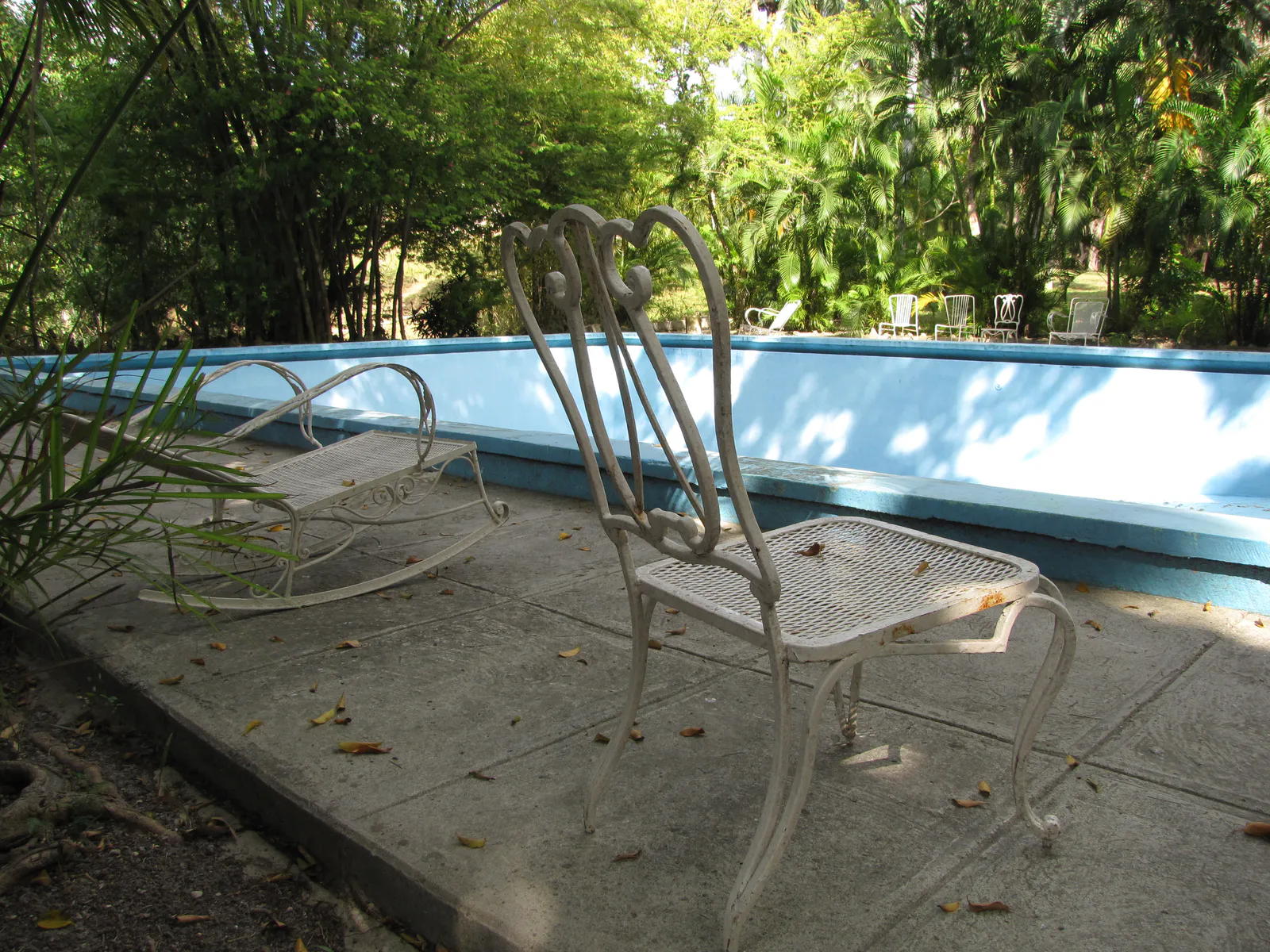 Poolside Chairs at Finca Vigía
