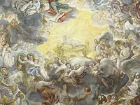The Triumph of the Name of Jesus (detail)