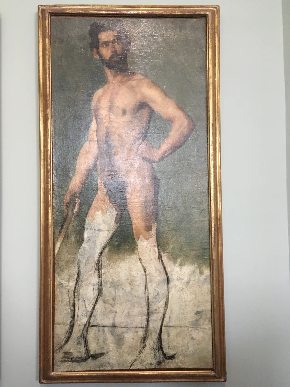 Academic Study of a Male Nude