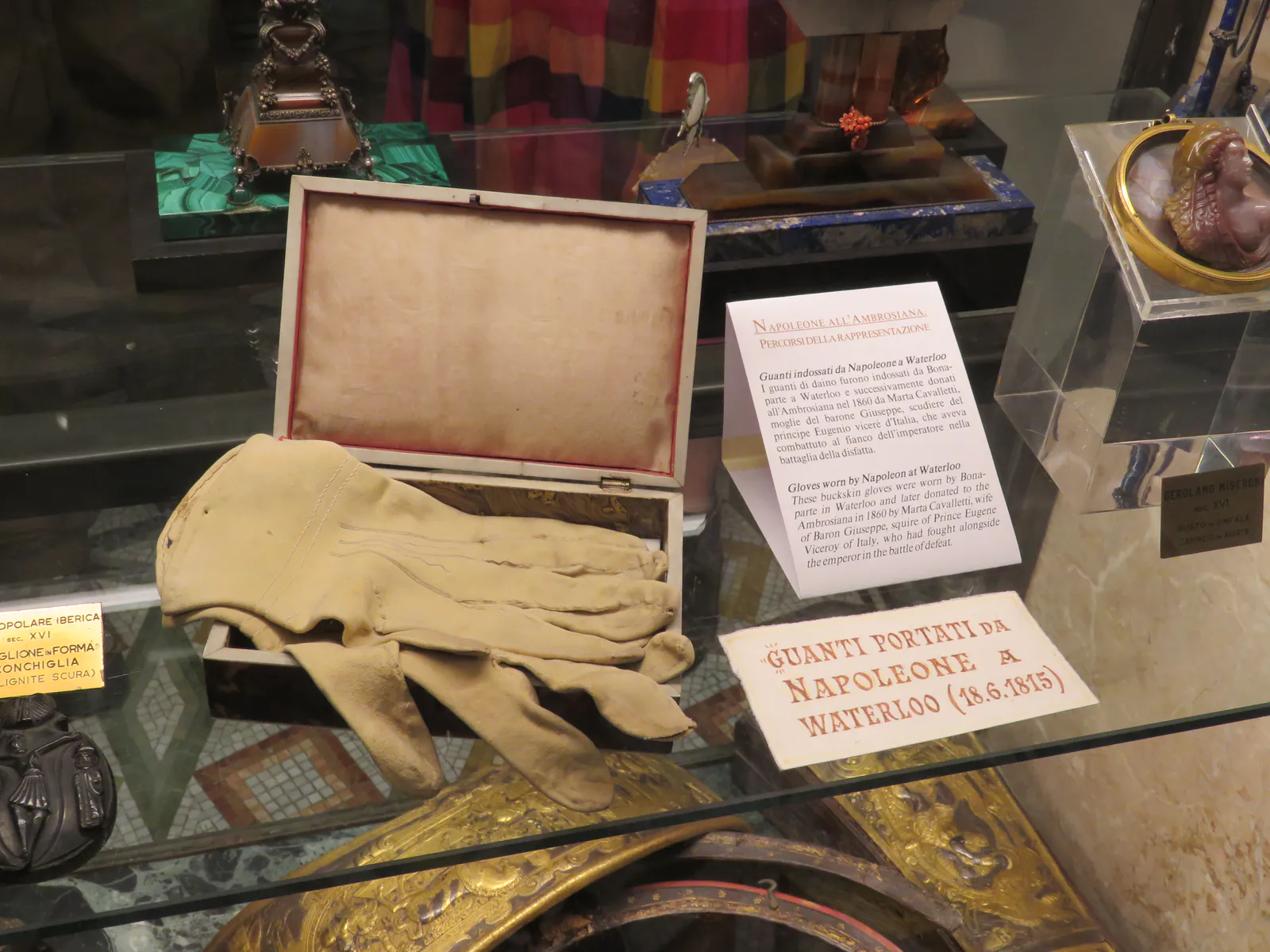 Gloves Worn by Napoleon at Waterloo