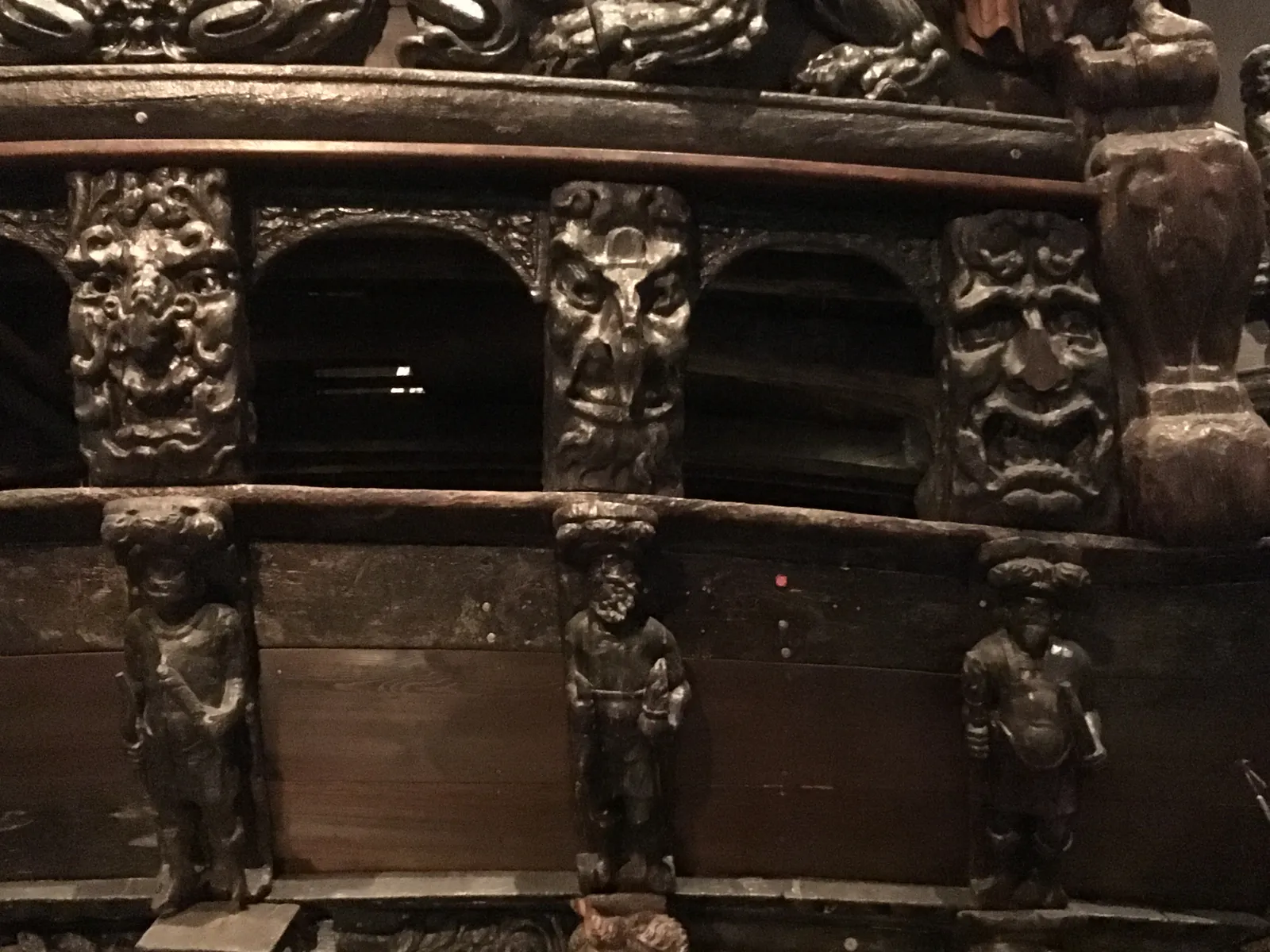 Grotesques and Soldiers from the Vasa