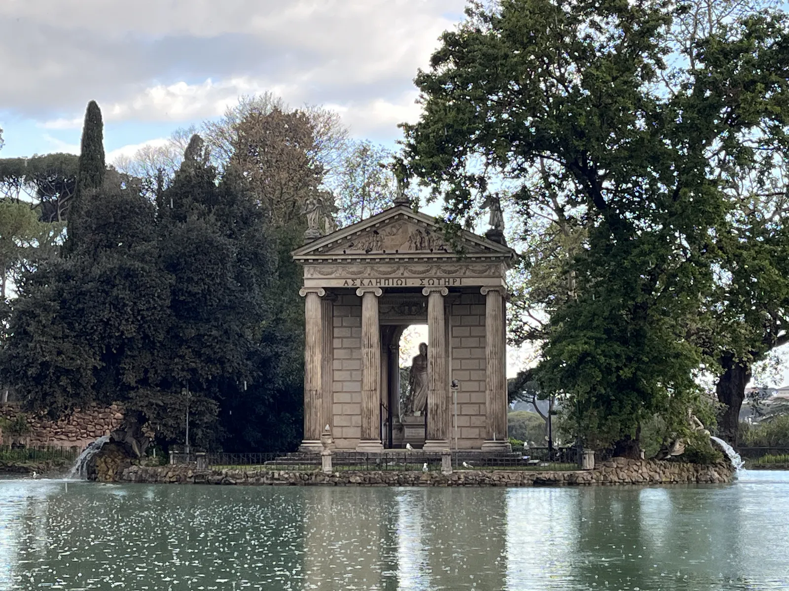Temple of Aesculapius, Villa Borghese