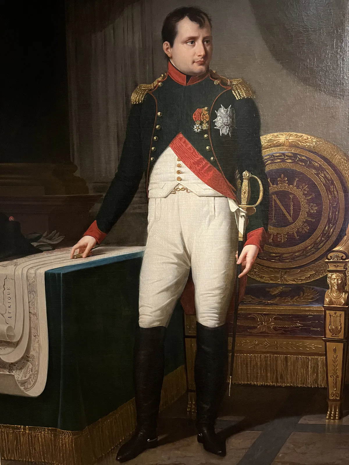 Napoleon I. in Chasseur-Uniform