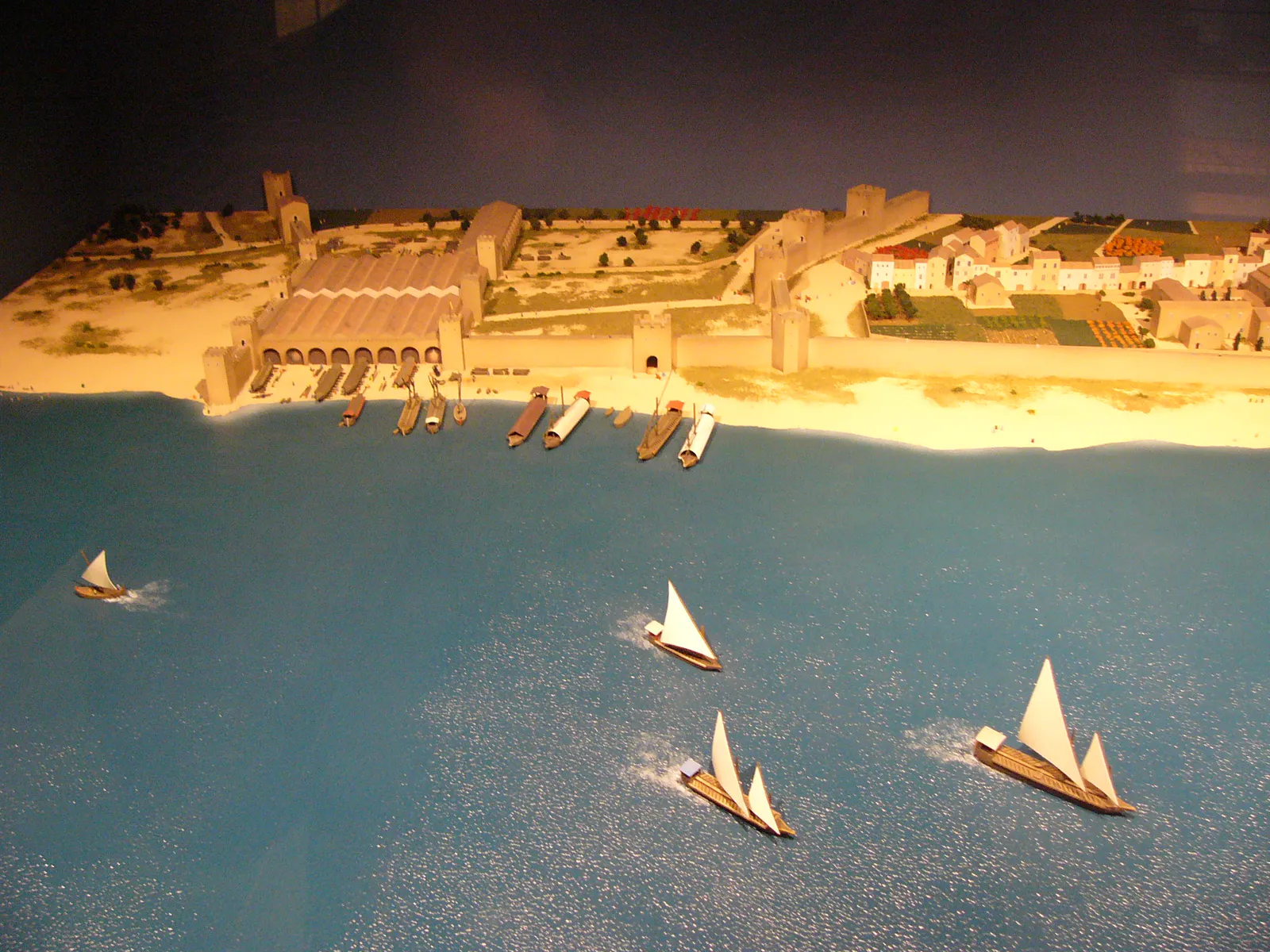 Model of the Barcelona Seafront and Royal Shipyards