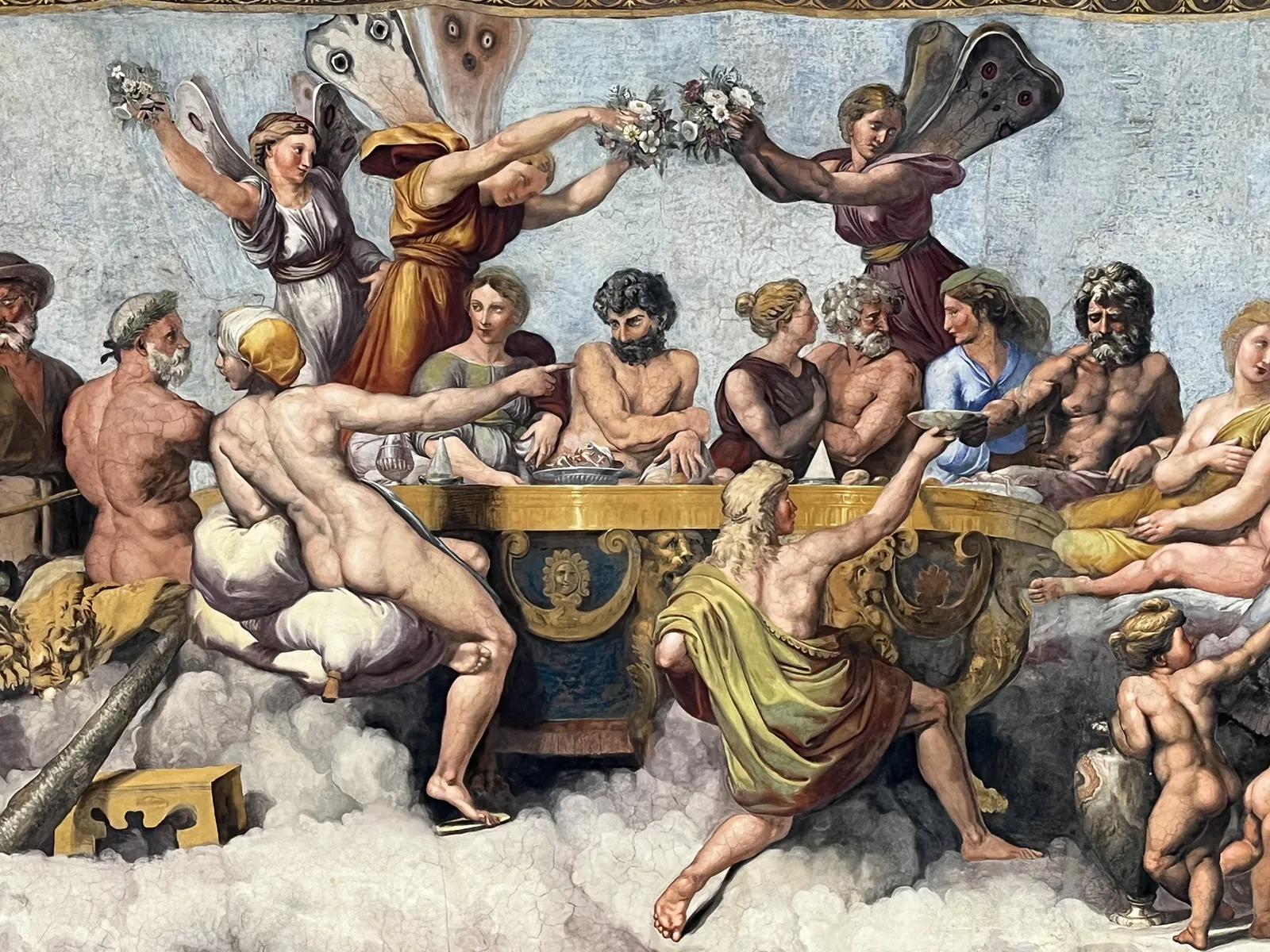 Hochzeitsmahl von Amor und Psyche (Detail)