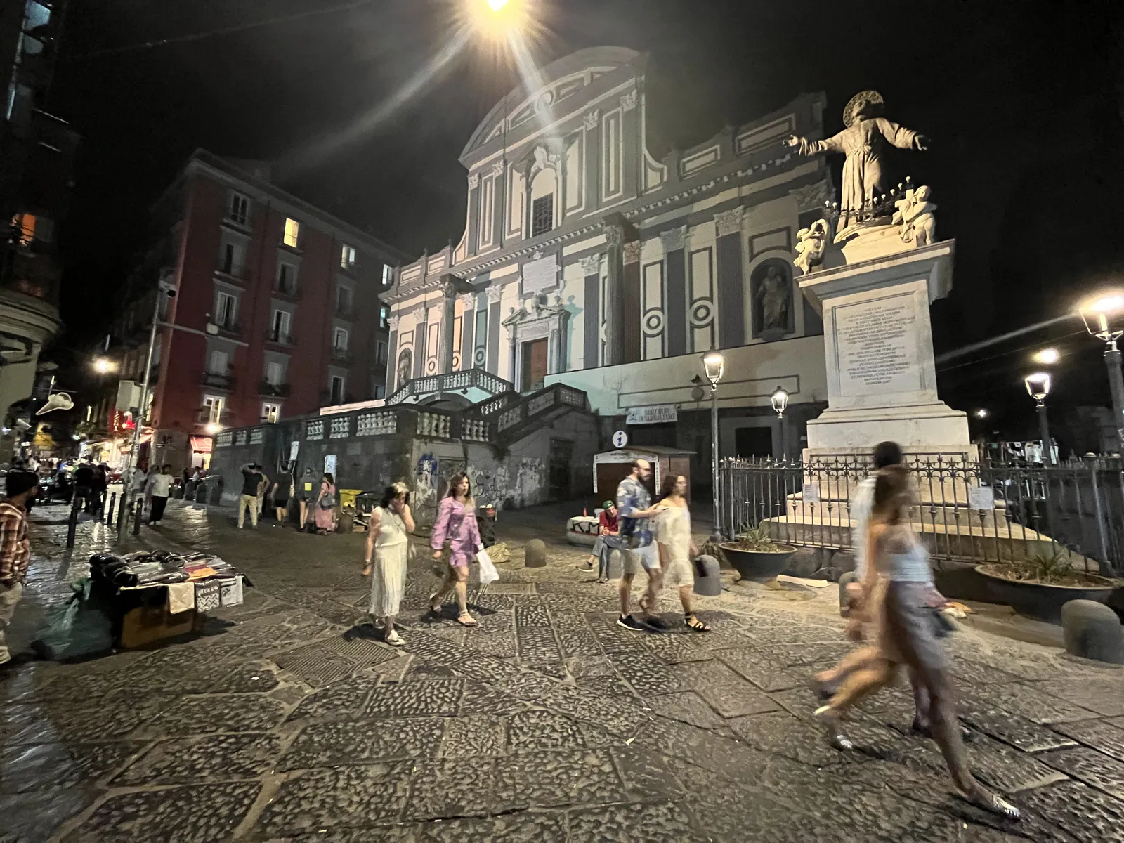 Piazza San Gaetano at Night