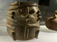 Ceremonial Yotoco Vessel with Serpent Motif