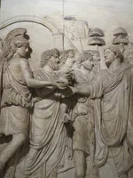 Hadrian Greeted by Roma and Genii
