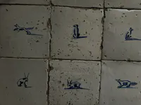 Azulejos de Delft con animales (siglo XVII)