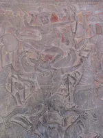نحت بارز لغارودا وفيشنو