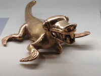 Diquís Crocodile Pendant with Bared Teeth