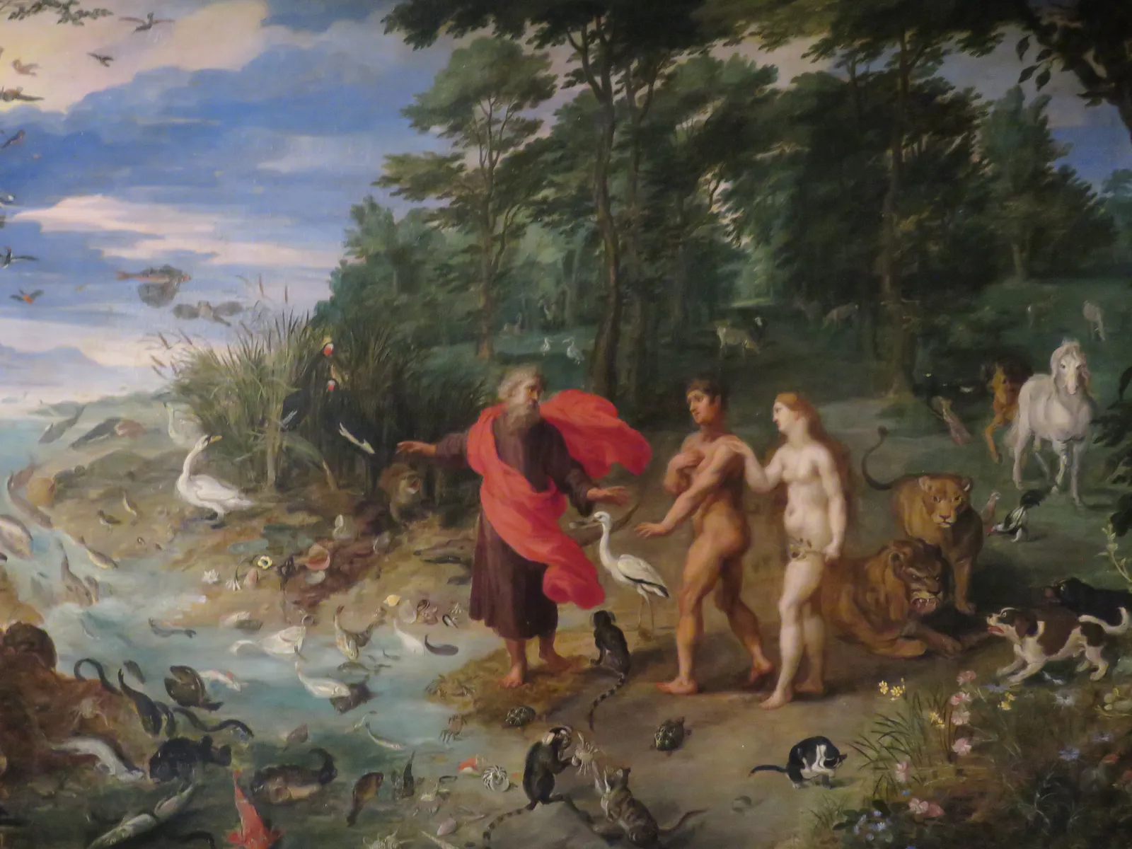 The Earthly Paradise with the Creation of Eve