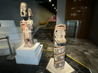 Mexica Serpent Sculptures with Tlaloc Imagery