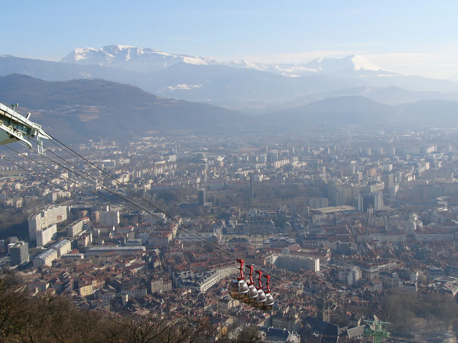 Grenoble Cityscape with Mountain Views