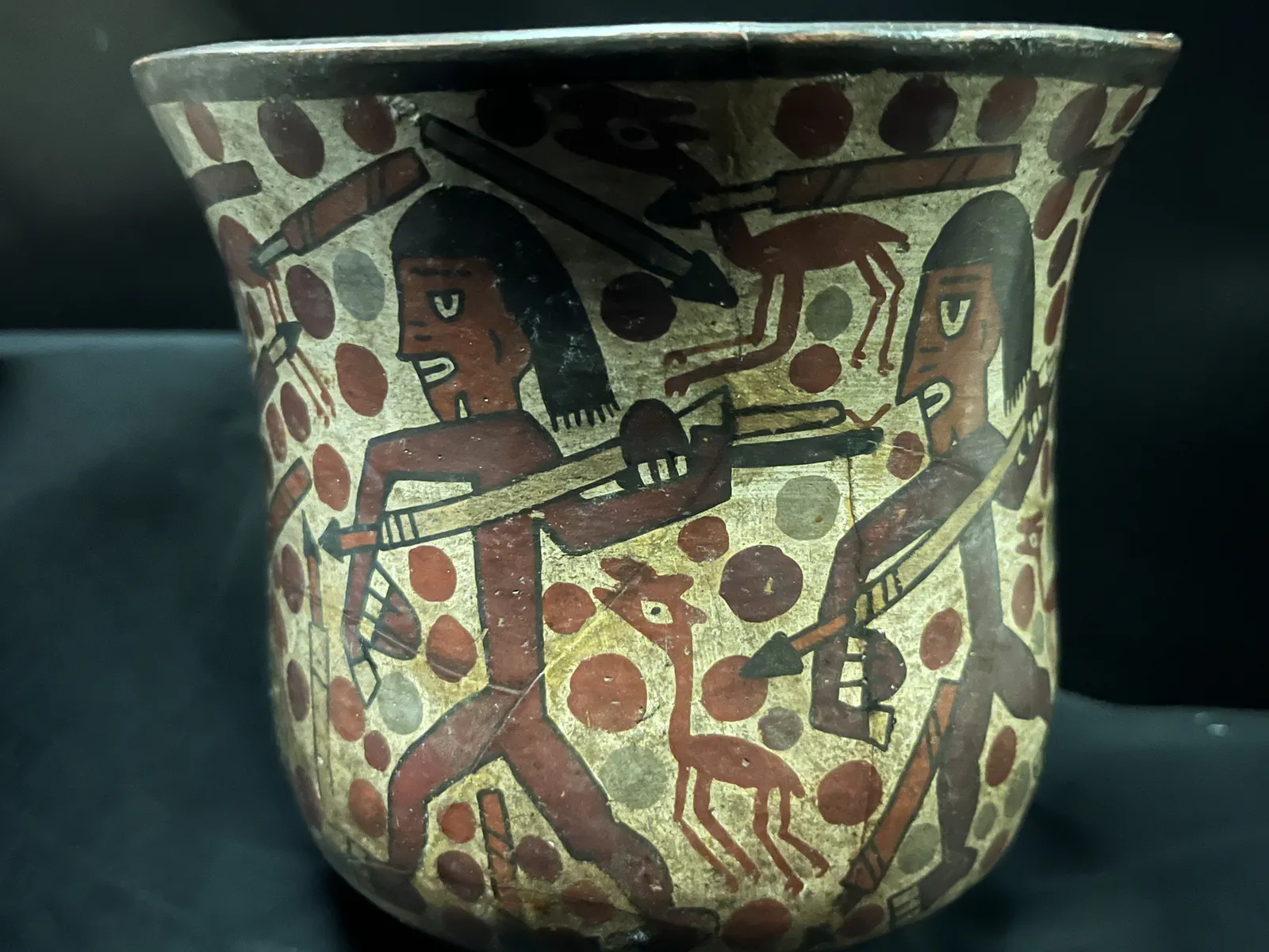 Polychrome Vase der Nazca-Kultur