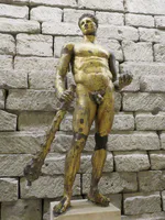Gilded Bronze Statue of Hercules