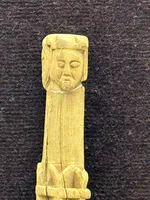 Medieval Wooden Idol Carving