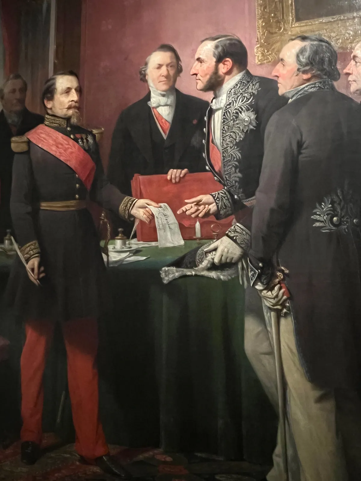 Napoléon III et le baron Haussmann
