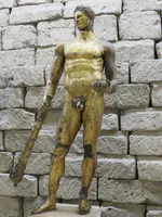 Gilded Bronze Statue of Hercules