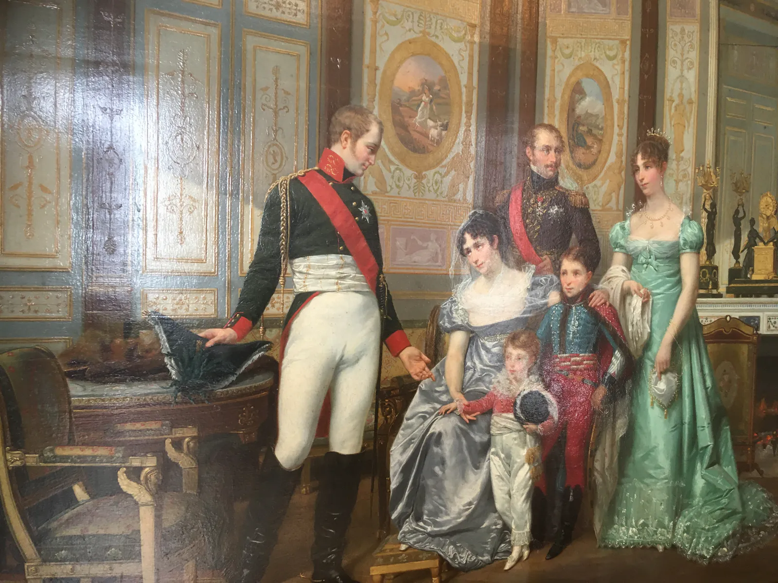 皇后接见沙皇亚历山大一世