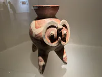 Ceramic Vessel with Feline and Owl Features