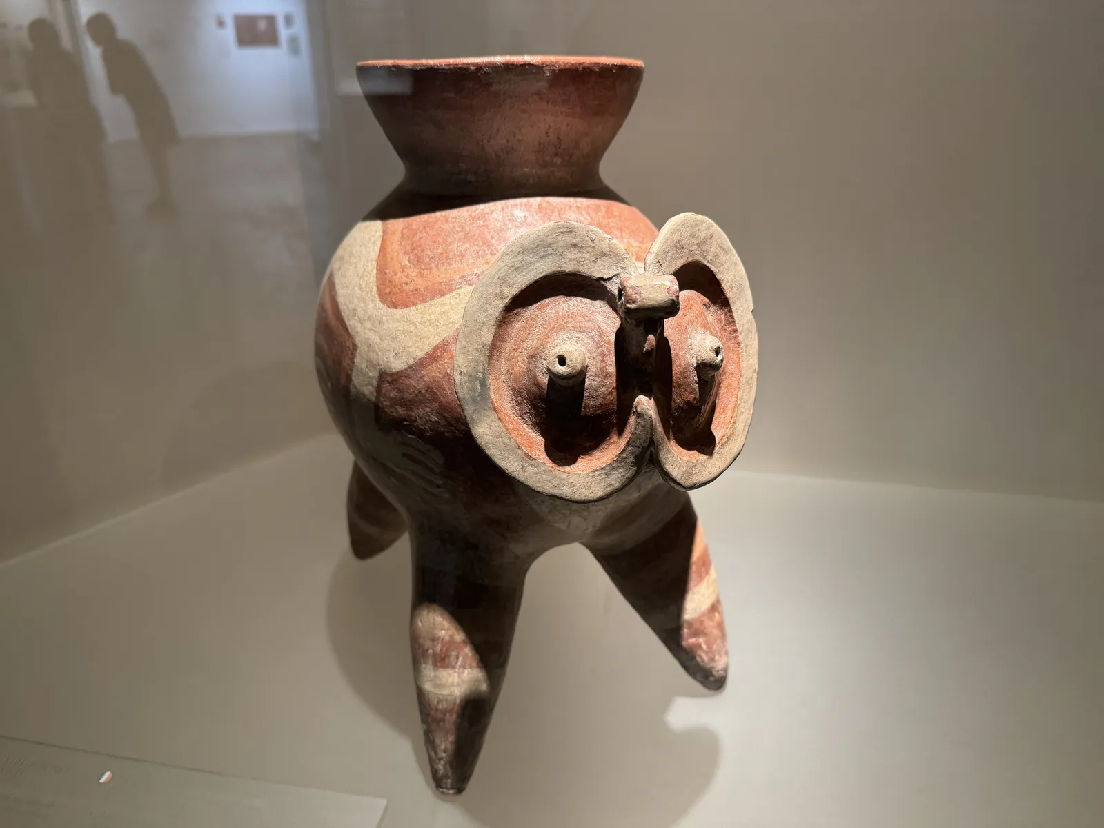 Ceramic Vessel with Feline and Owl Features