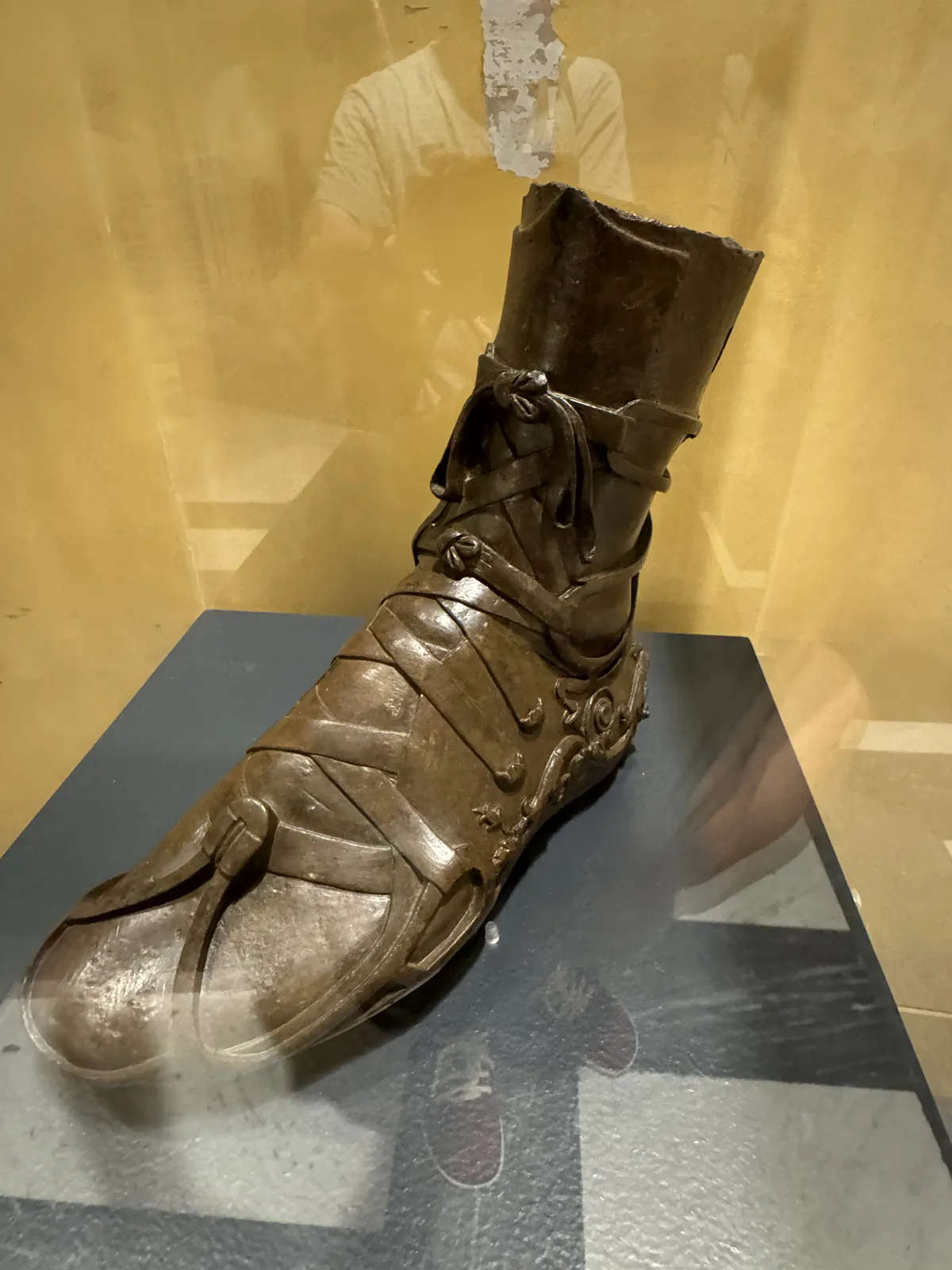 Bronze Caliga from a Roman Statue