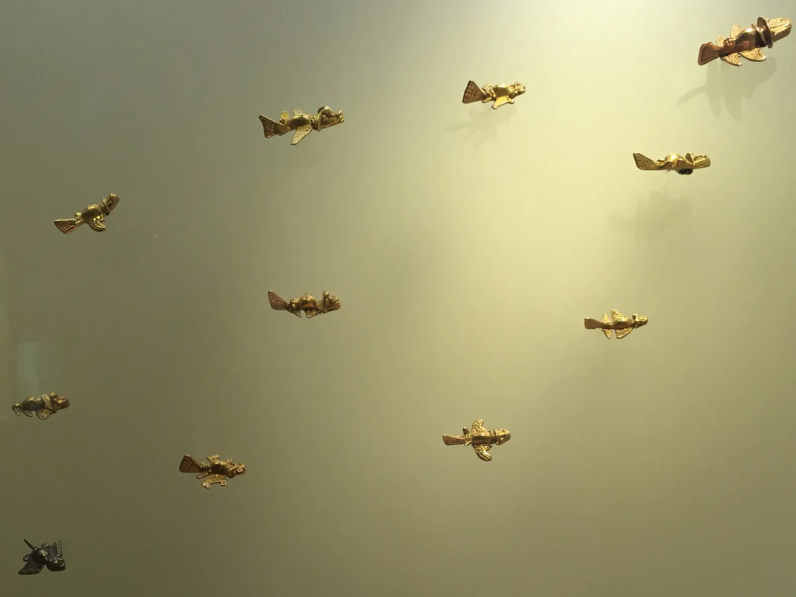 Avian Pendants in Flight