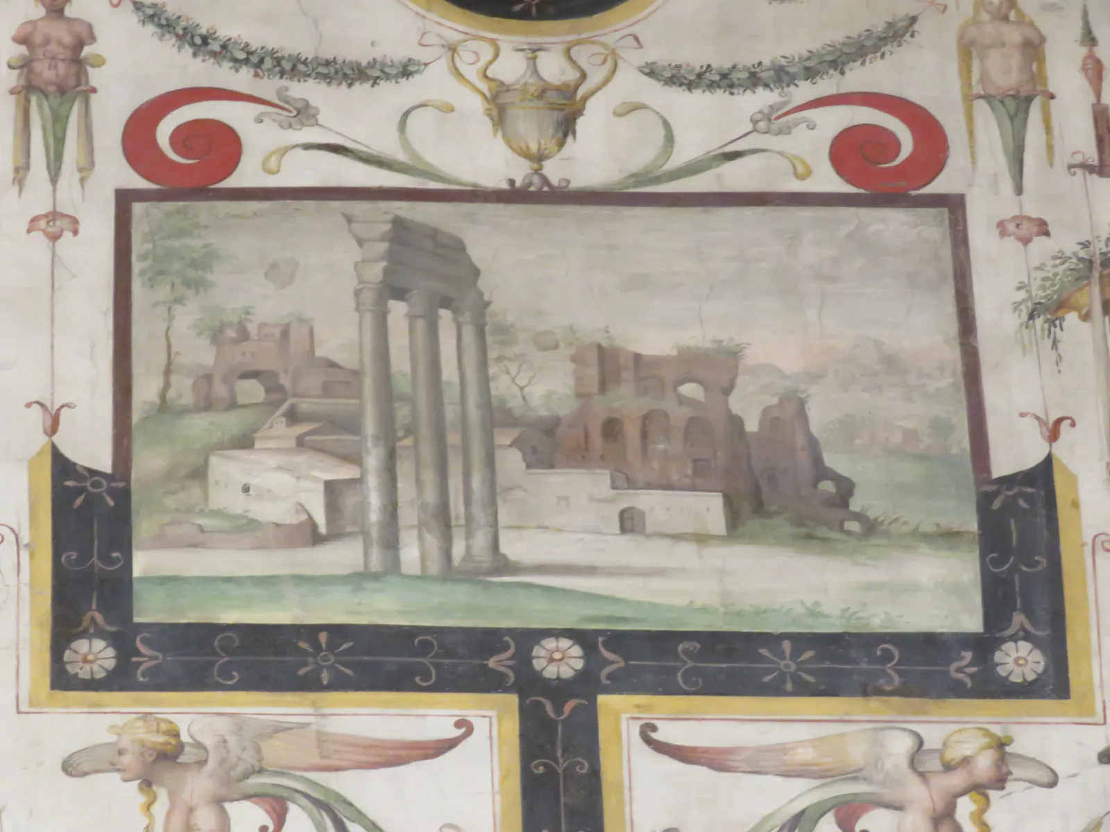 Renaissance Fresco of Roman Ruins