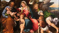 Holy Family with Saints John, Tobias, and Raphael