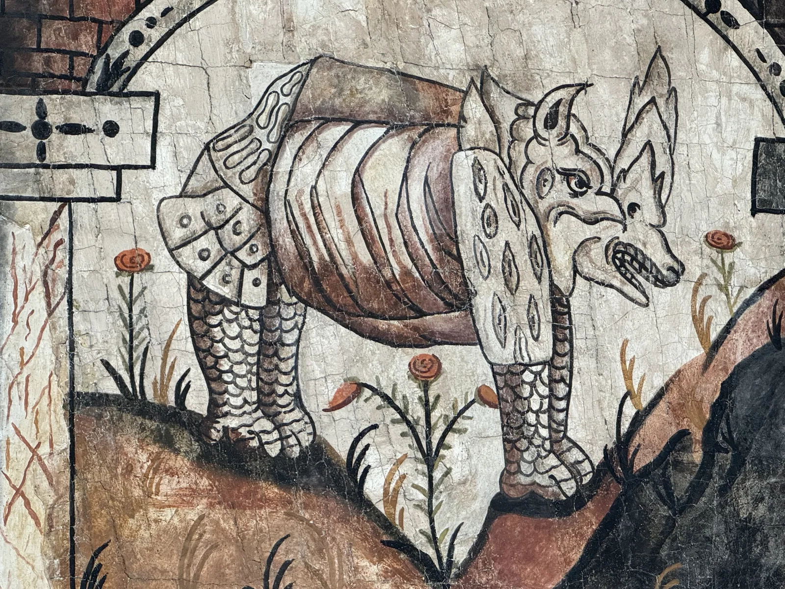 Fantastical Creature with Armored Hide
