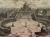 View of Vatican Basilica and Piazza