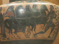 Herakles and Triton on Hydria