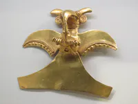 Diquís Pendant of Raptor Seizing Prey