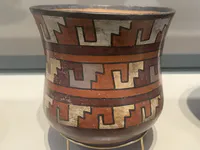 Nasca Vase with Geometric Motifs
