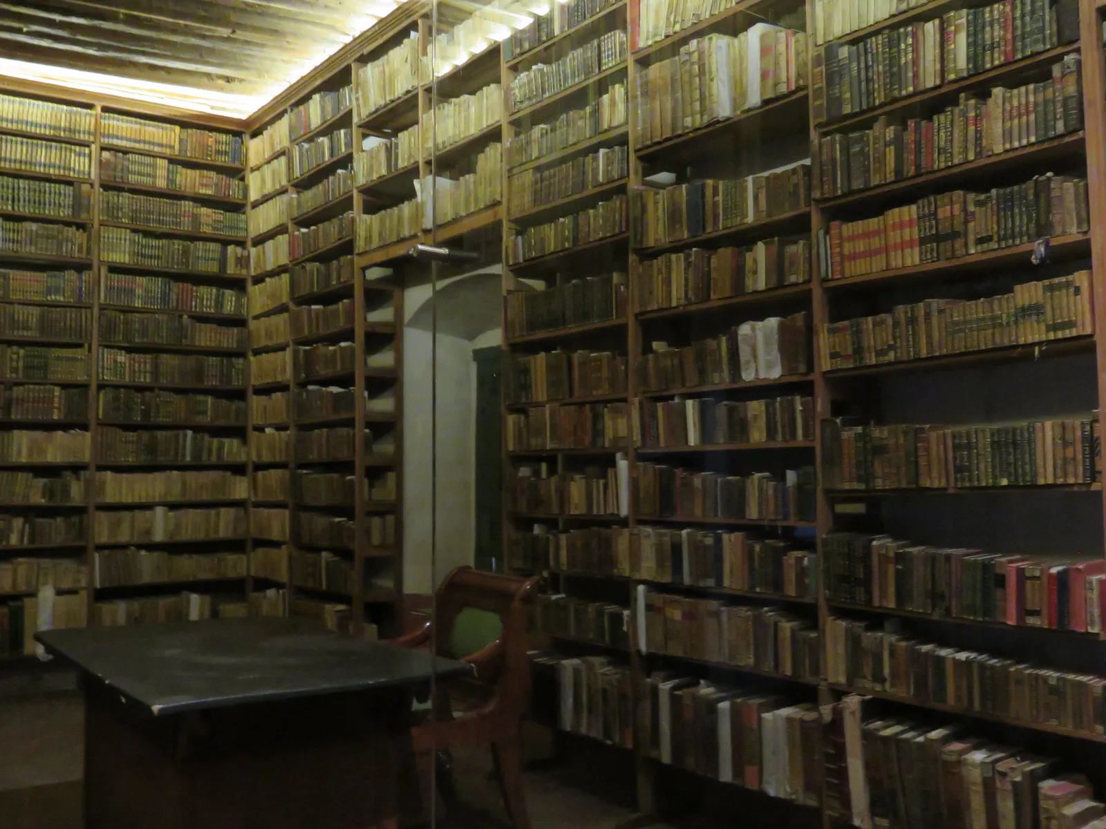 Historic Monastic Library in Mexico