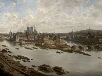Panoramic View of Paris in 1588