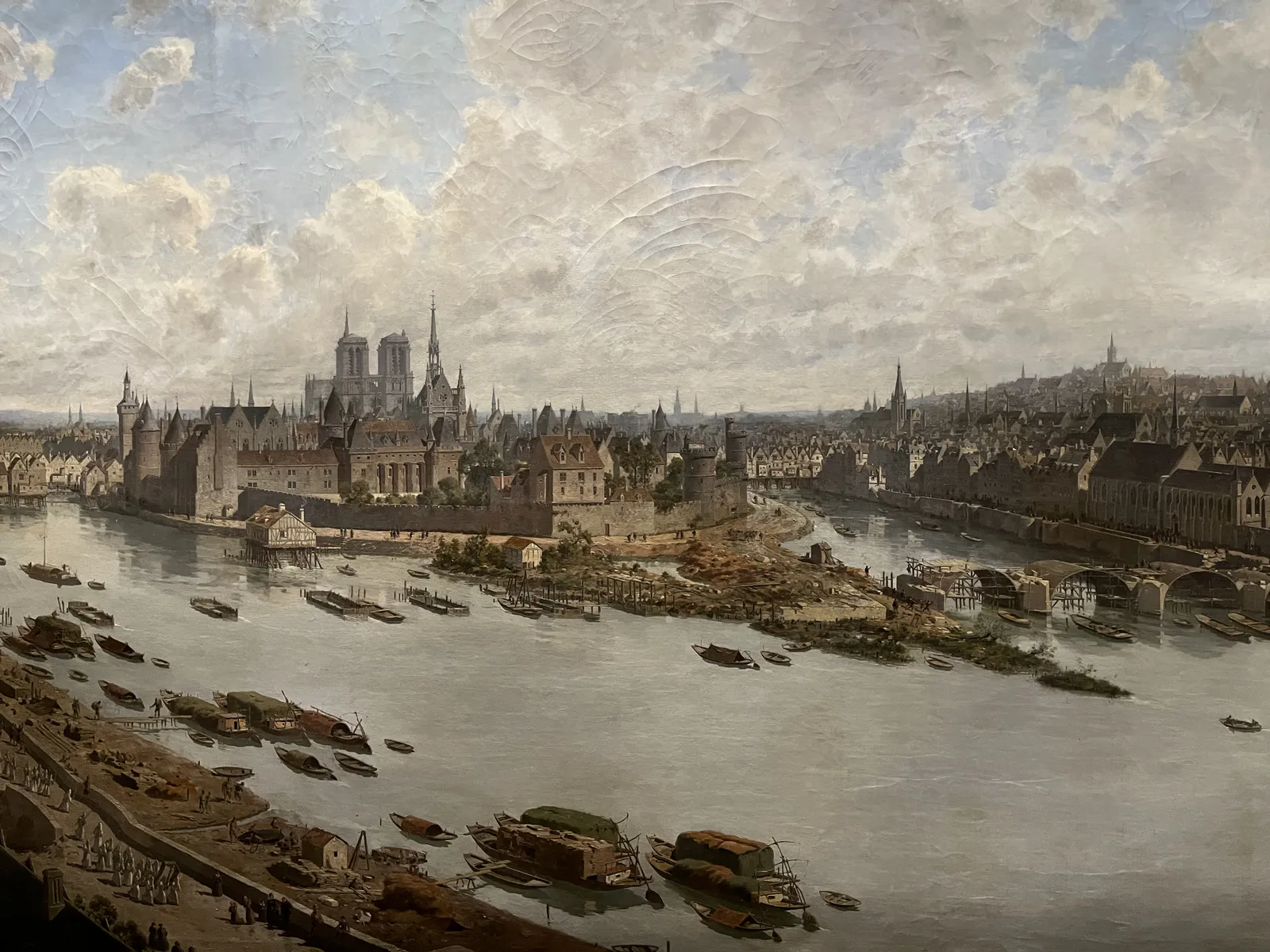 Panoramic View of Paris in 1588