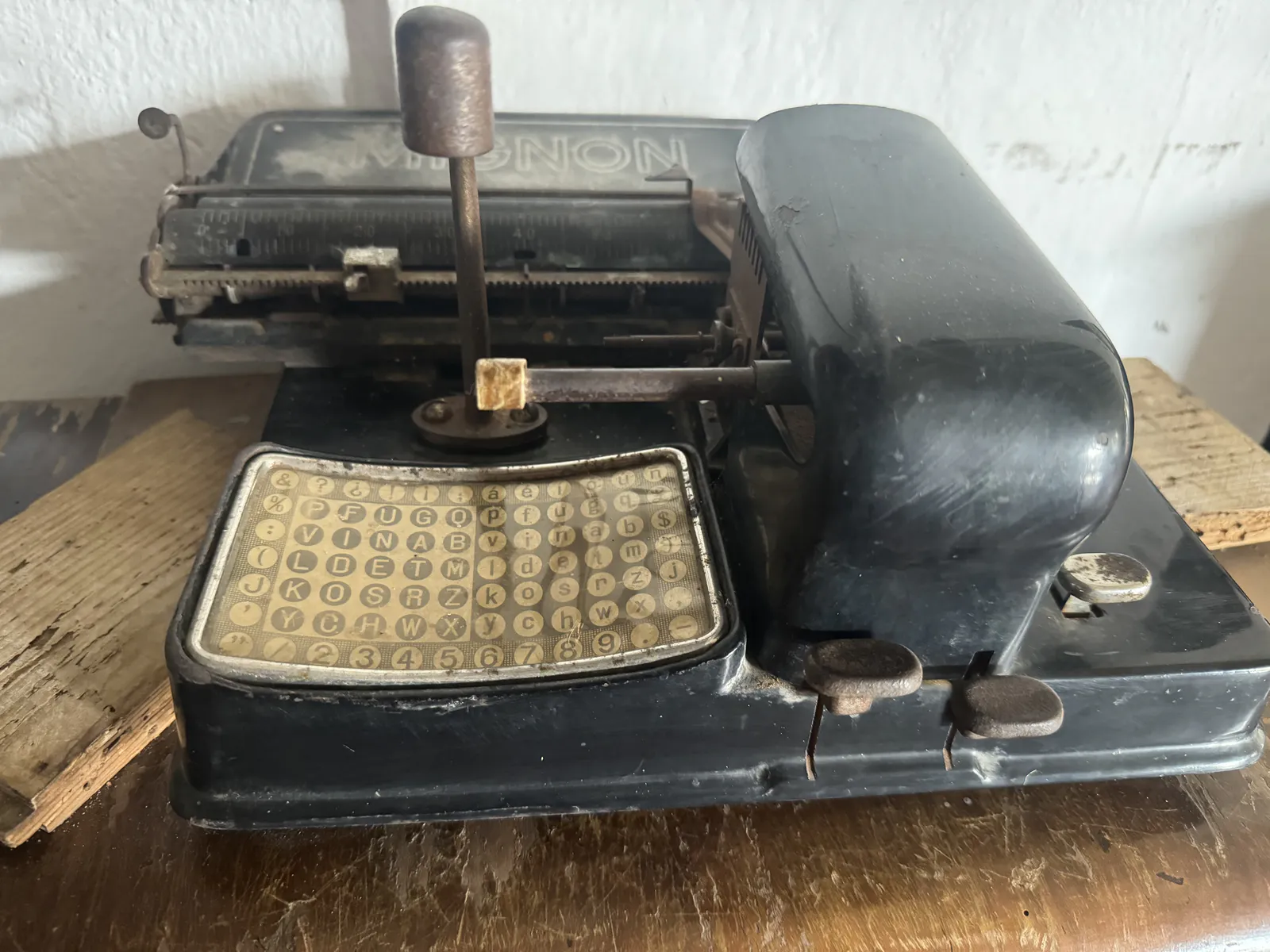 AEG Mignon Index Typewriter