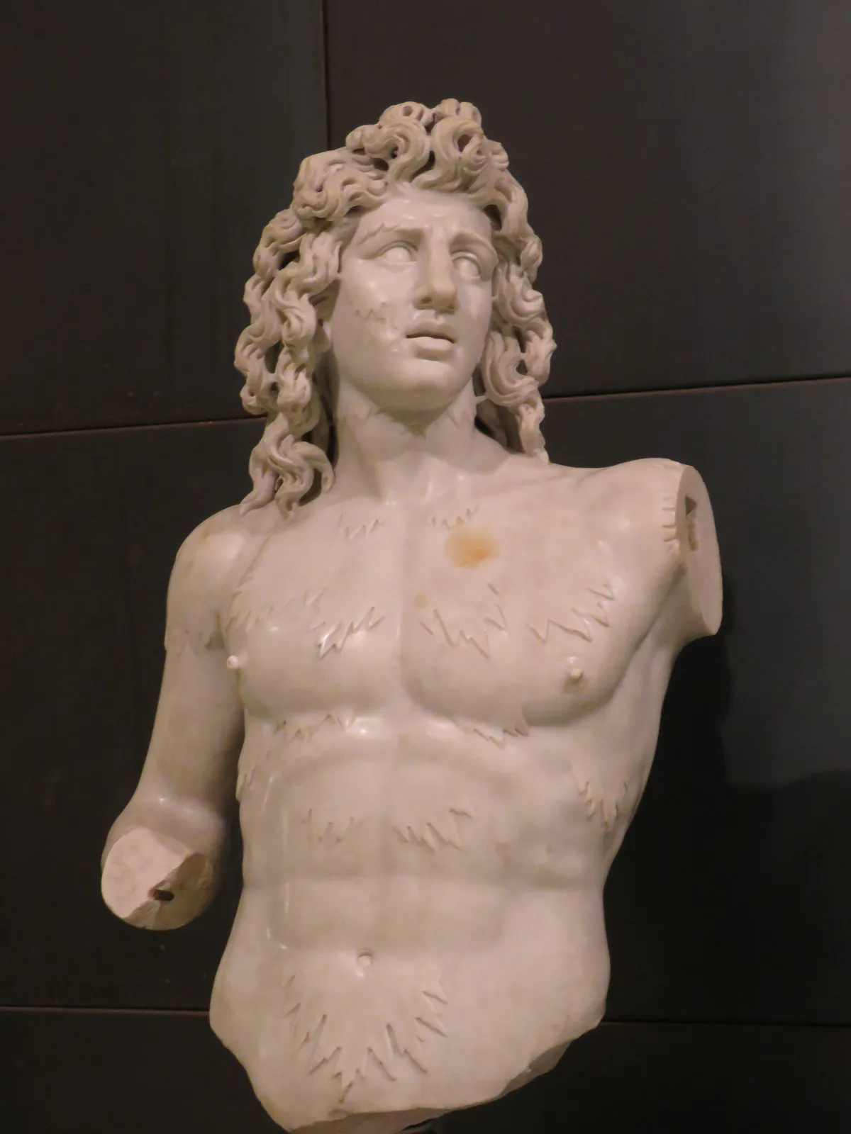 Bust of Commodus as Hercules with Tritons