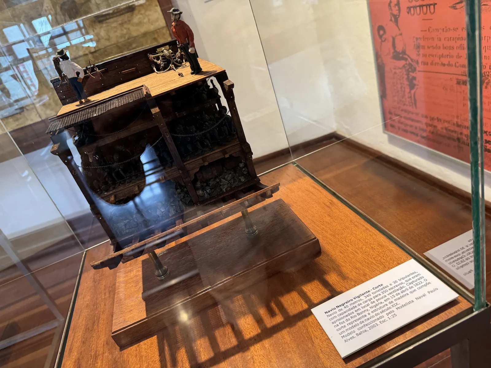 Maquette du navire négrier Vigilante