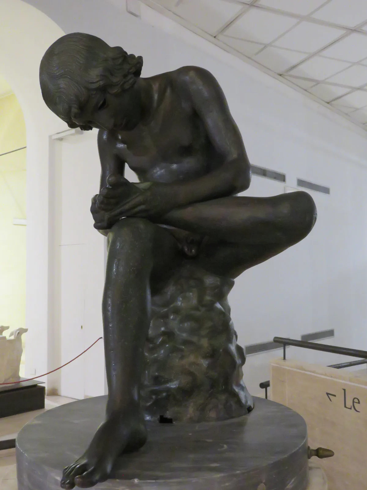 Boy with Thorn Bronze Sculpture
