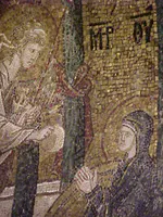Angel Gabriel Delivering Manna to Virgin