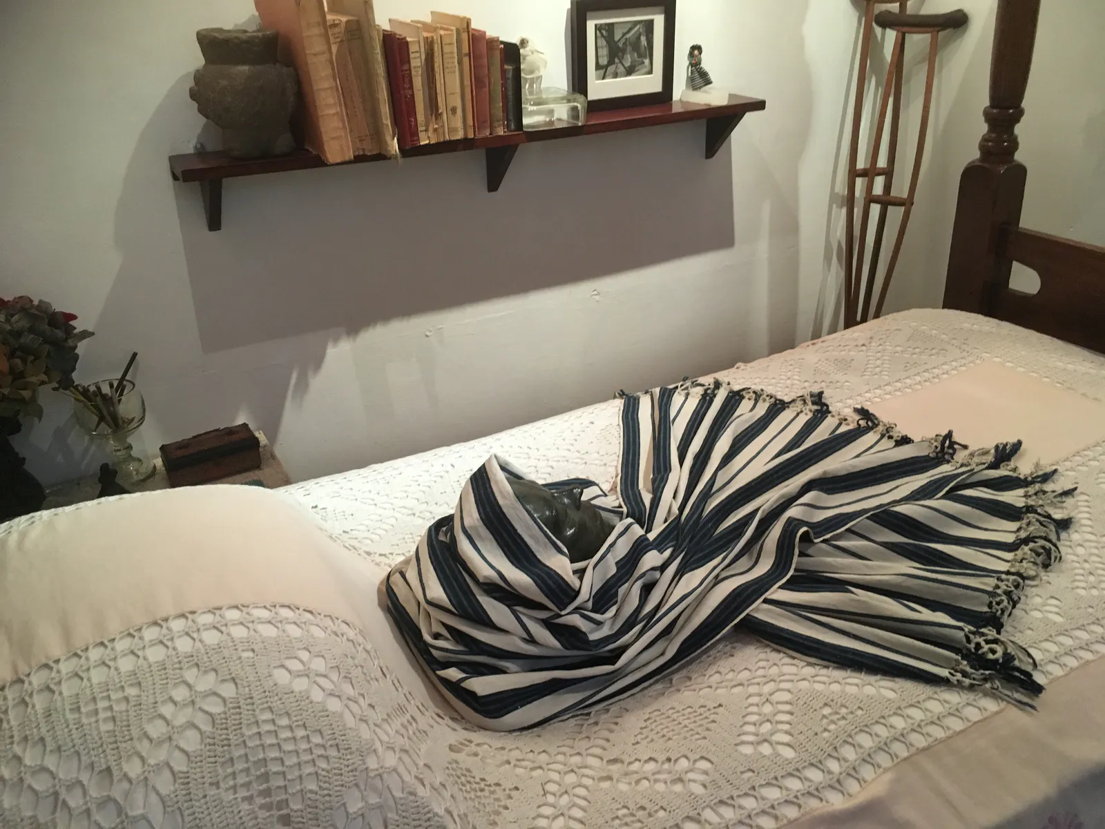 프리다 칼로의 임종 침대