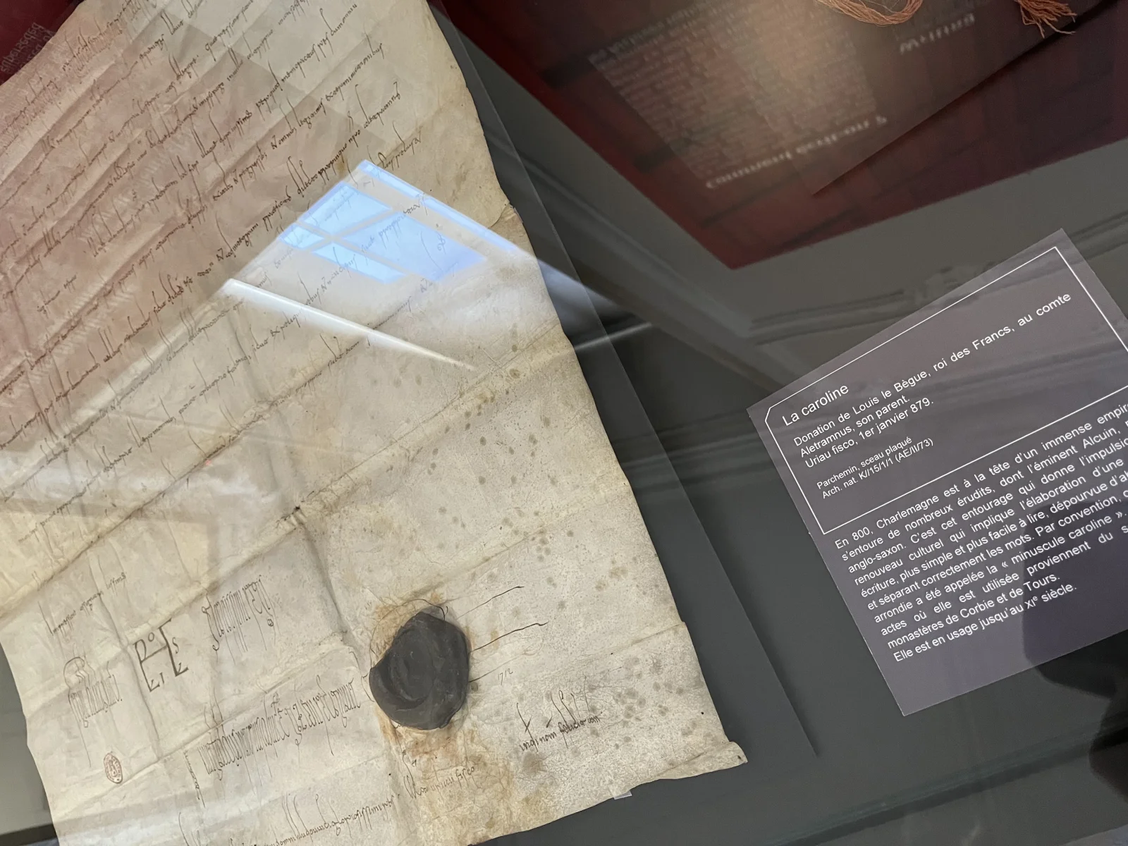 Doação escrita em carolina