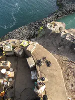 Fish Market Over Basalt Shore