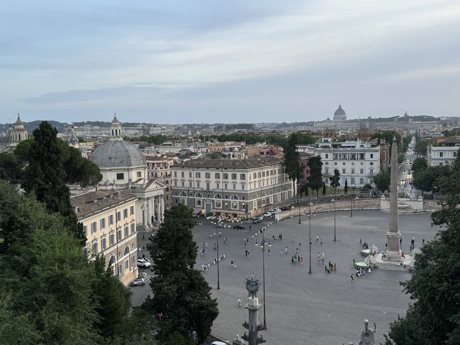 Piazza del Popolo towards Vatican