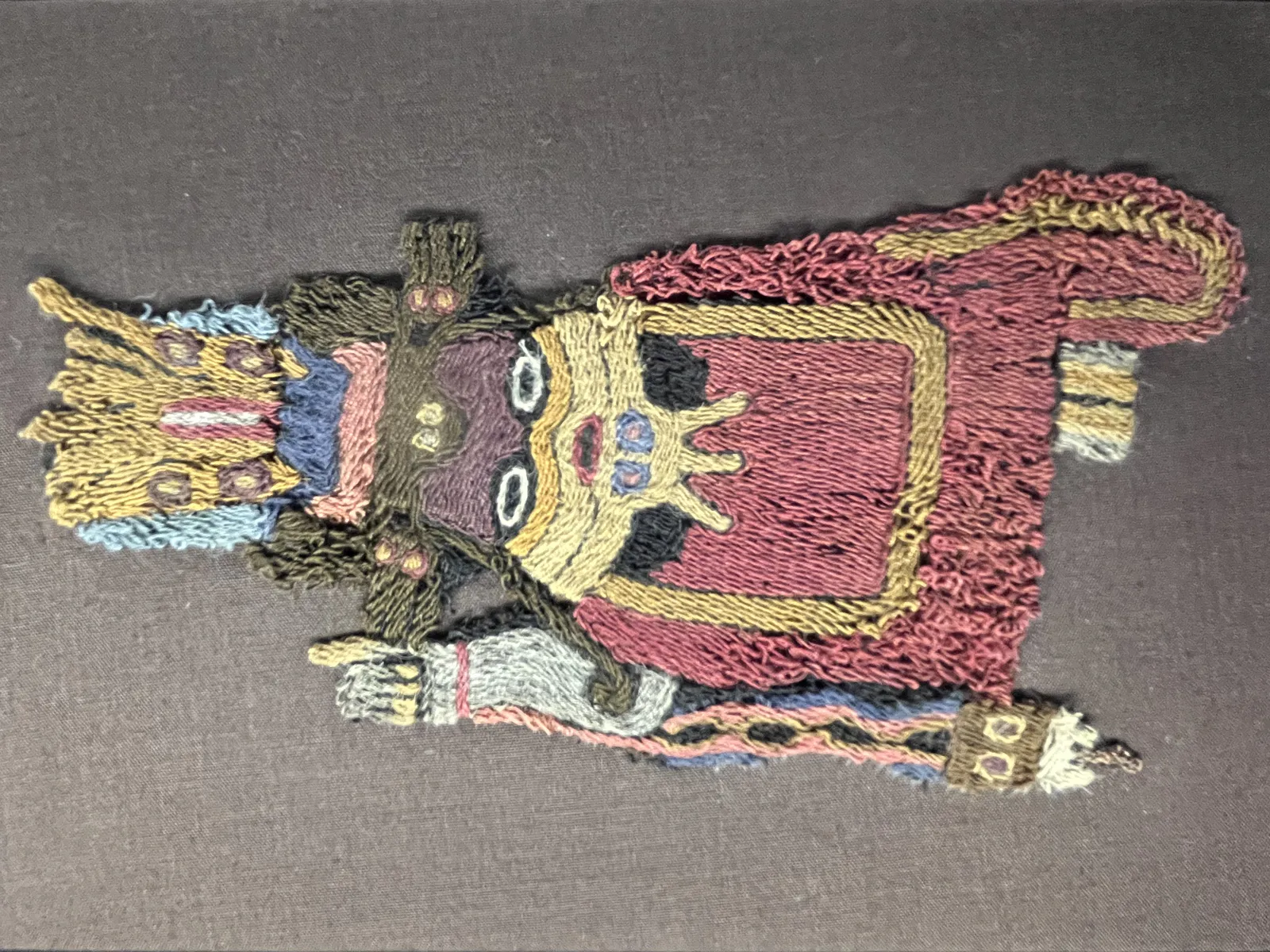 Paracas Textile with Deity Figure